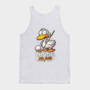 Golfer Funny Golf Living On Par Tank Top